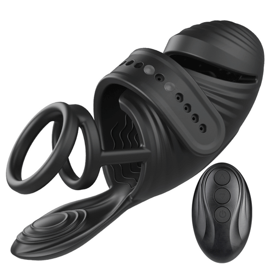 Ayn - Vibrateur pénien avec 7 vibrations pour retarder l'éjaculation