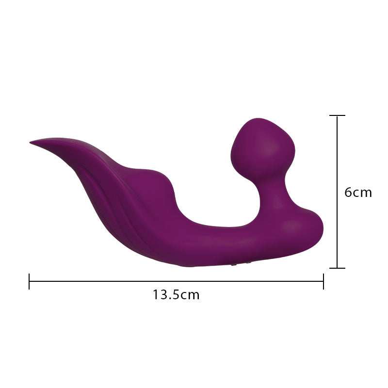 Vibromasseur porté Pano la queue de renard en couleur de fée 9 vibration Acmejoy