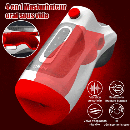 Ms.Agent -Leten 10 Vibration & Valve d'aspiration gorge profonde Masturbateur masculin