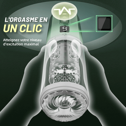 【NOUVEAU】HULK Masturbateur de 8 téléscopique 8 rotation