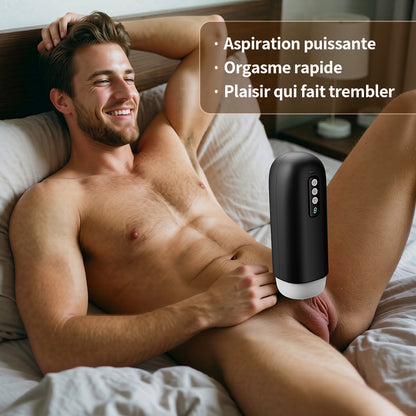 Sophia – Aspiration Puissante Meilleur Rapport Qualité-Prix Dimensionnement Cristal Clair Masturbateur Masculin Automatique
