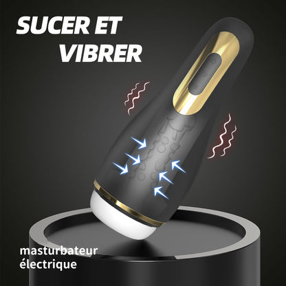 9 vibrant à 5 succion Masturbateur masculin