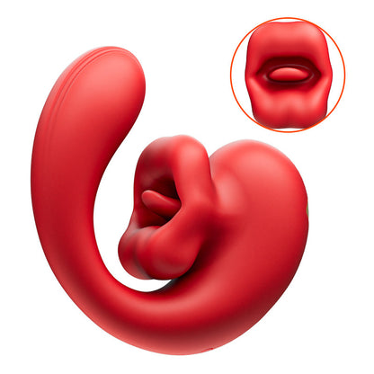 Little Rose - Vibromasseur féminin à 10 fréquences, vibration à 10 fréquences, matériau ultra-doux