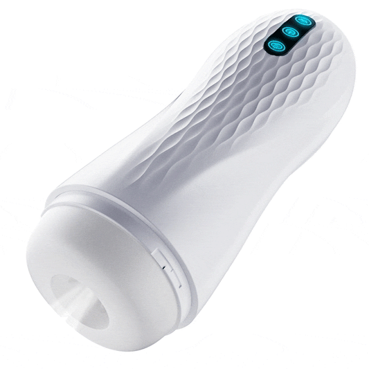 Fantasy - Masturbateur chauffant à 5 fréquences d'aspiration et 10 fréquences de vibration