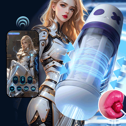 【Lubrifiant gratuit inclus】NOVA-Mécanique 3 Sucer 4 Vibration APP Contrôlé Masturbateur masculin