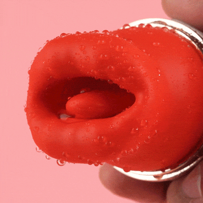 Seraphina - Vibromasseur Clitoridien Bouche et Langue 4 en 1 Lécher, Mordre, Aspirer et Vibrer