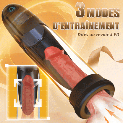 【Nouveau produit】WaterSamurai - Pompe à pénis Aspiration par le vide avec érection super étanche