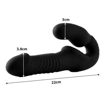 Deux extrémités insérable Vibration et va-et-vient Stimulation prostatique