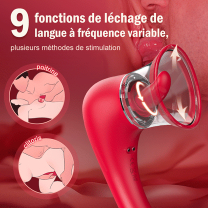 Vibrateur à succion Stimulateur clitoridien & mamelonnaire