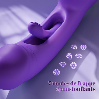 DELPHINE 7 Sucer 7 Frapper le vibrateur