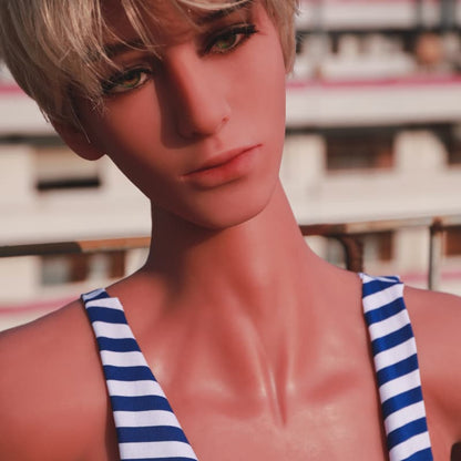 Martin - Sports Attractions 165cm Poupée Sexuelle Masculine Sunny Tempérament littéraire × corps dur, passion intime privée.