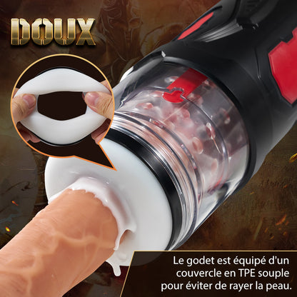 Armor 7 Va-et-vient Rotations Masturbateur Cup Visible