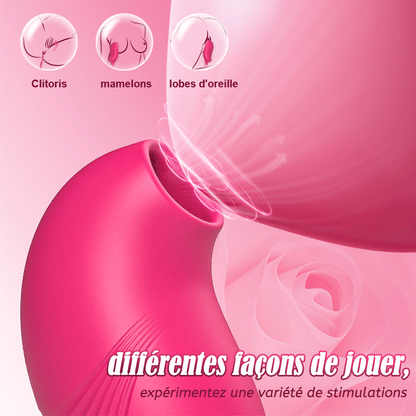 Vibromasseurs 2 EN 1 10 Succions 10 Vibrations