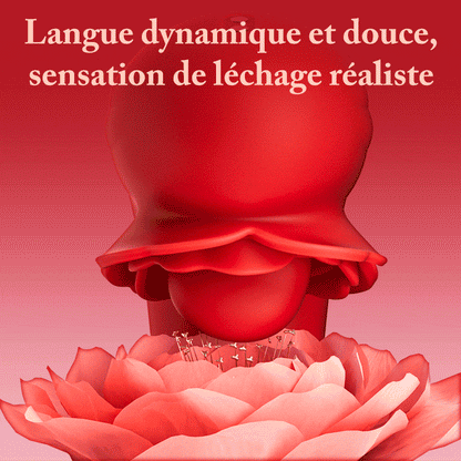 Papaver rhoeas —— Rotation à 10 fréquences + vibration + claquement, vibrateur point G trois en un