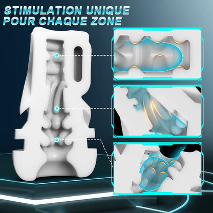 Skyline-10 Succion 10 Vibration Masturbateur masculin