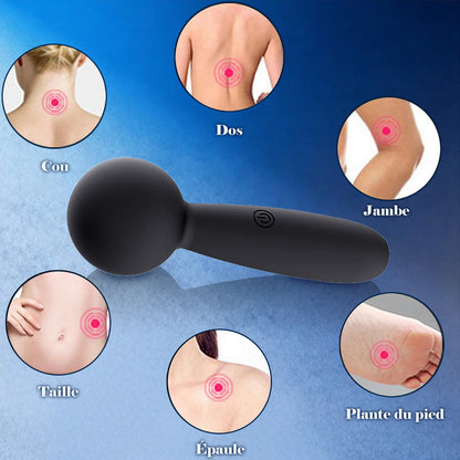 Mini-masseur avec 10 modes de vibration pour le plaisir sexuel des femmes et des couples