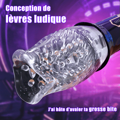 OURAGAN Masturbateur Cup coque souple et transparente