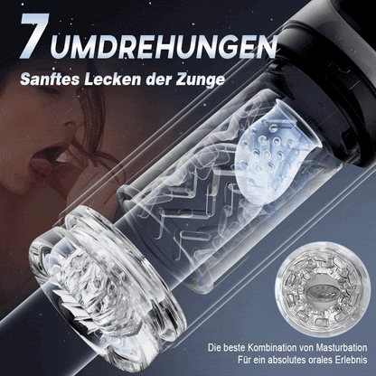 Vortex - 7 Suceur SPA double température Agrandisseur d'os 7 Massage rotatif à 360° Masturbateur