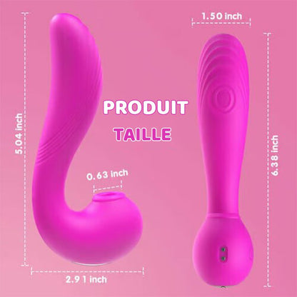 10 Vibrations 5 Battements Sucer Léchage Clitoridien et Vibrateur Point G