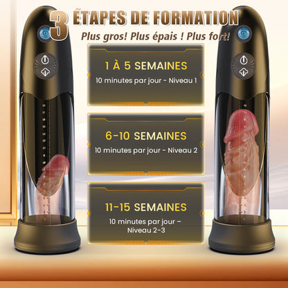 【Nouveau produit】WaterSamurai - Pompe à pénis Aspiration par le vide avec érection super étanche