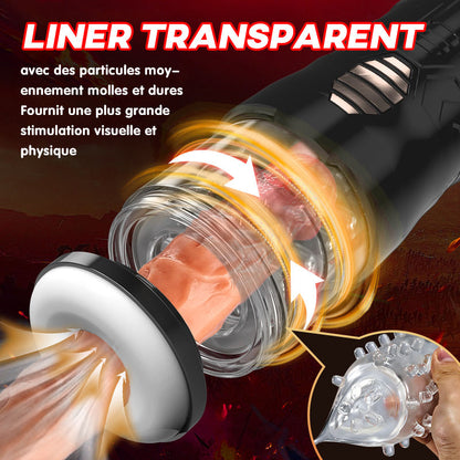 Visible à rotation de poussée 370 tr/min Masturbateur Cup ARMOR 2.0