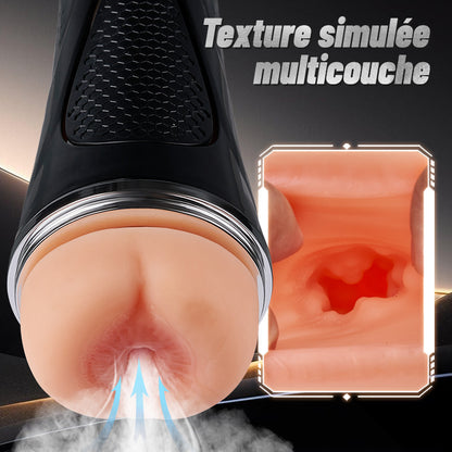 Bliss Anal Pro-Canal simulant la sensation de pellets Entrée anale Pressage manuel Masturbateur masculin