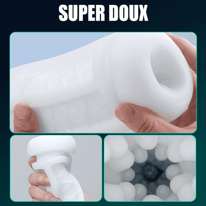 【Lubrifiant gratuit inclus】NOVA-Mécanique 3 Sucer 4 Vibration APP Contrôlé Masturbateur masculin