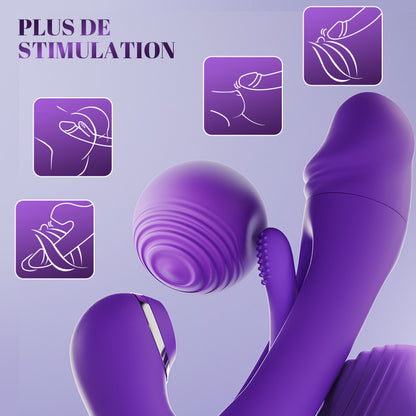 DELPHINE 7 Sucer 7 Frapper le vibrateur