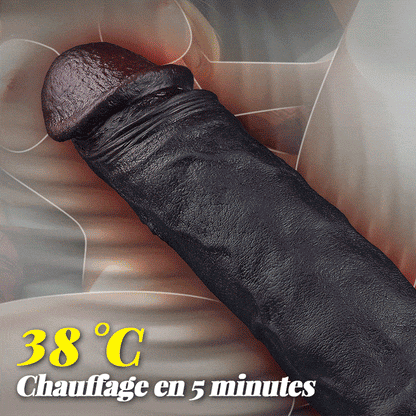 Maurice Gode Chauffant à Vibrations et Poussées Marron Grande Taille pour Hommes et Femmes