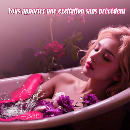 Vibromasseurs 2 EN 1 10 Succions 10 Vibrations