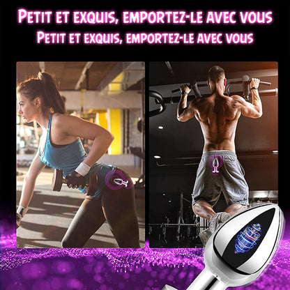 Vibromasseur anal avec boîtier en métal et 10 modes de vibration pour hommes et femmes