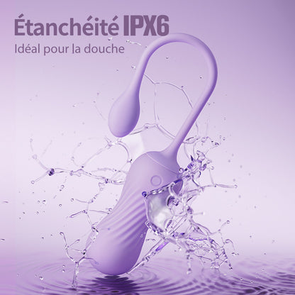 Elf — Vibrateur à Stimulation 360° avec Vibration et Rotation à 9 Fréquences