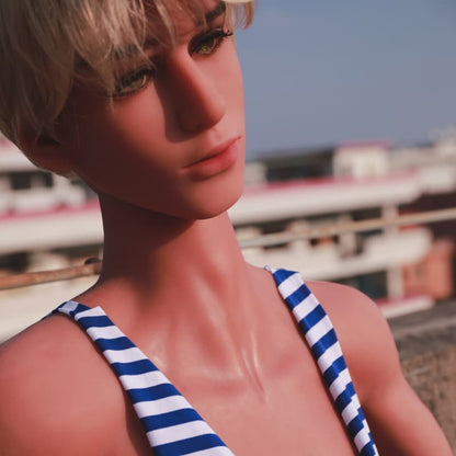 Martin - Sports Attractions 165cm Poupée Sexuelle Masculine Sunny Tempérament littéraire × corps dur, passion intime privée.