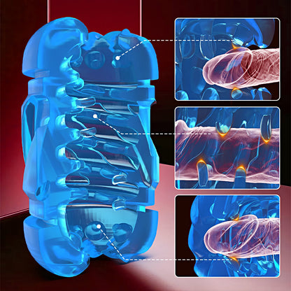 LETEN 10 Masturbateur à moteur à grande vitesse avec support pour téléphone