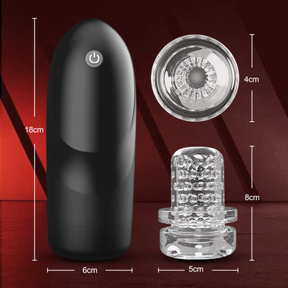 BULLET Masturbateur masculin à 3 fréquences de super forte vibration