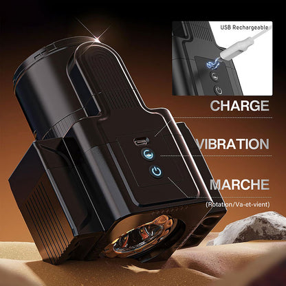 Caméra 3 EN 1 Masturbateur mâle multifonctionnel détachable