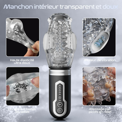 Amber - 7 Vibrant 5 Rotating Thrusting Fellation Masturbateur