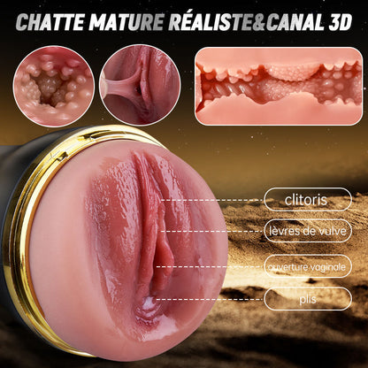 5 Succion 10 Vibration Entrée Vaginale Simulée Masturbateur homme