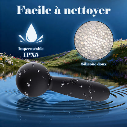 Mini-masseur avec 10 modes de vibration pour le plaisir sexuel des femmes et des couples