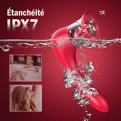 Vibrateur à succion Stimulateur clitoridien & mamelonnaire