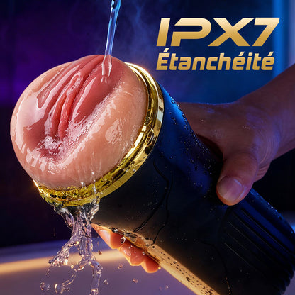 5 Succion 10 Vibration Entrée Vaginale Simulée Masturbateur Cup