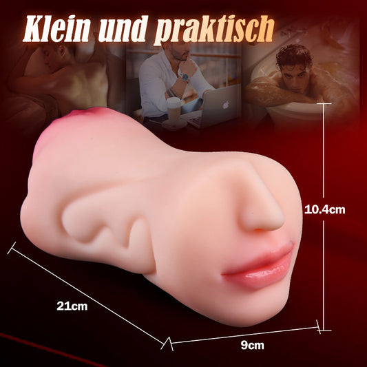 【Précommande】Jouet sexuel oral clitoridien à texture 3D Stroker 2 en 1 Pocket Pussy 0,8 kg
