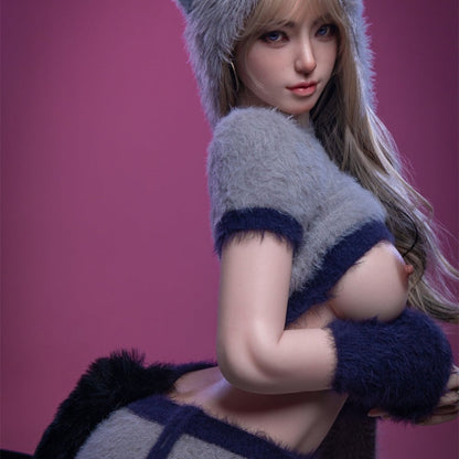 Eloïse, douce et intellectuelle - Poupée de simulation de beauté exquise à double anneau de 148 cm