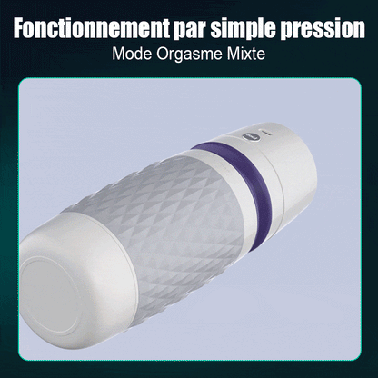 【Lubrifiant gratuit inclus】NOVA-Mécanique 3 Sucer 4 Vibration APP Contrôlé Masturbateur masculin