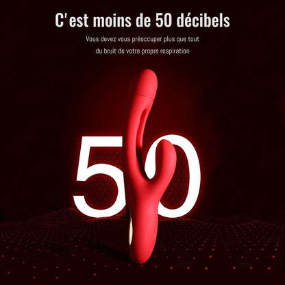 Vibrateur 3 en 1 pour le point G et le point A pour le massage clitoridien