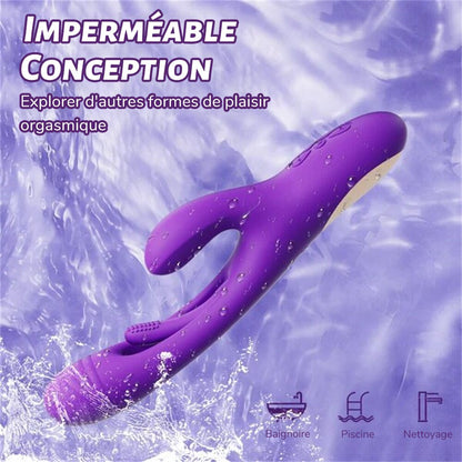 Vibrateur 3 en 1 pour le point G et le point A pour le massage clitoridien