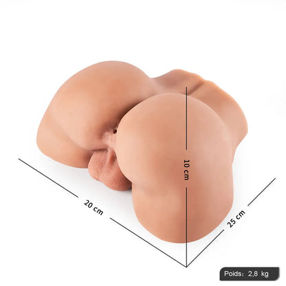 BOB MARRON Poupée Masculin Réaliste Acmejoy 2.8KG Acmejoy