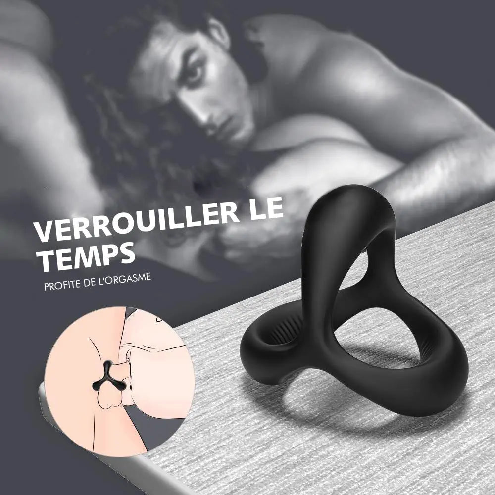 Cockring Anneau de pénis 3 anneaux S-HANDE S-Hande