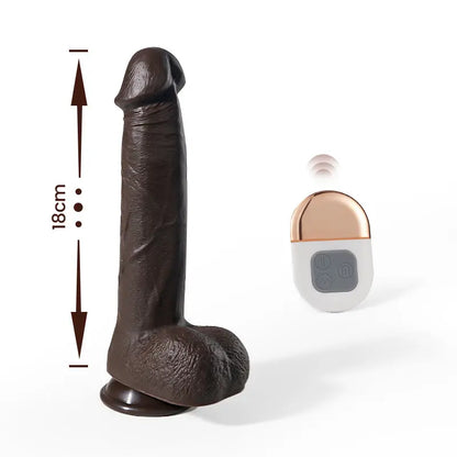 EAGLE Cock Gode Réaliste 18*4 CM Va-et-Vient Vibration Acmejoy