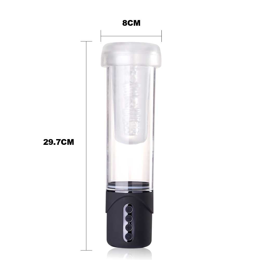 Pompe à pénis 6 modes de succion texture noire mate YINGJUE YINGJUE